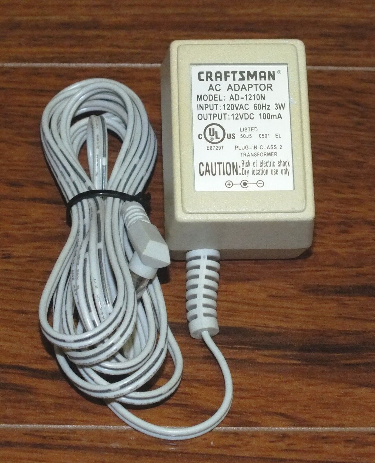 *Brand NEW*Craftsman 12VDC 100mA AD-1210N AC DC ADAPTER POWER SUPPLY